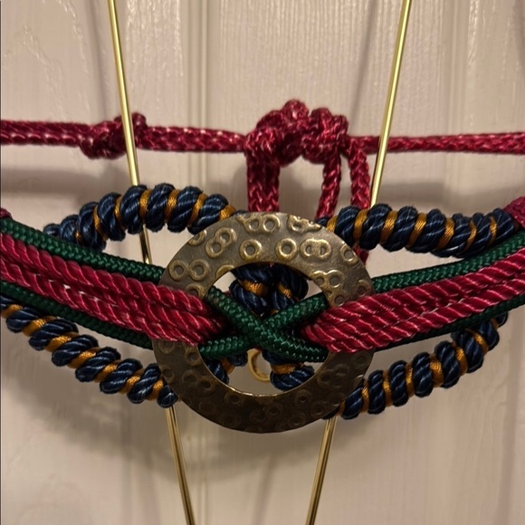 Elegant Multicolor Rope Belt with Silver Accent main image 6